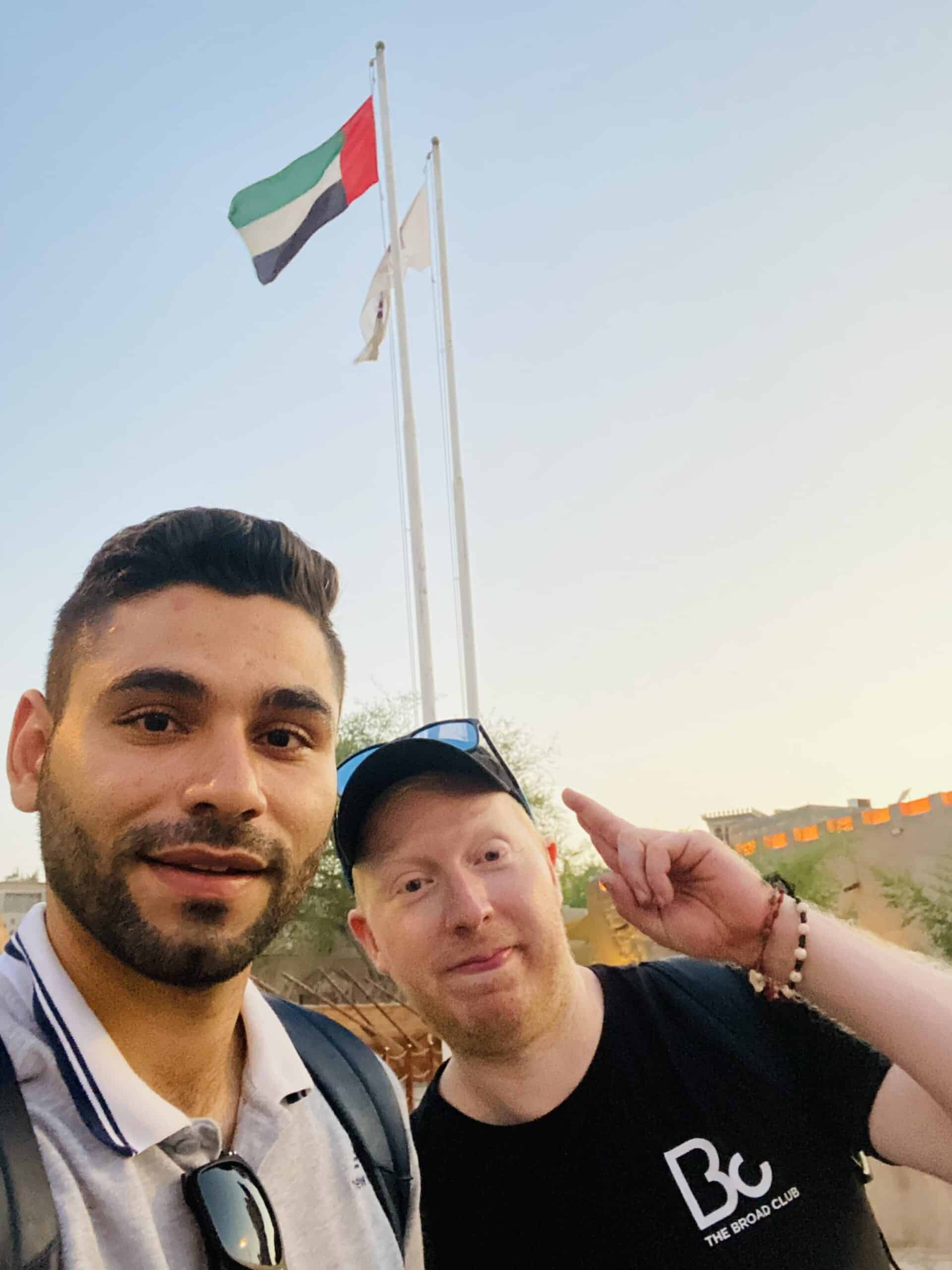 Miembros del equipo The Broad Club en Dubái